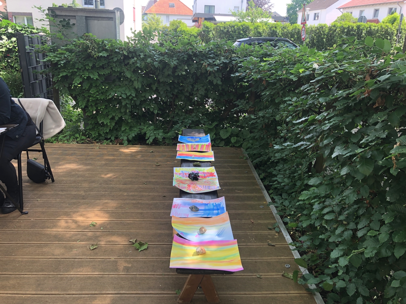 Fließen und Malen mit der Natur